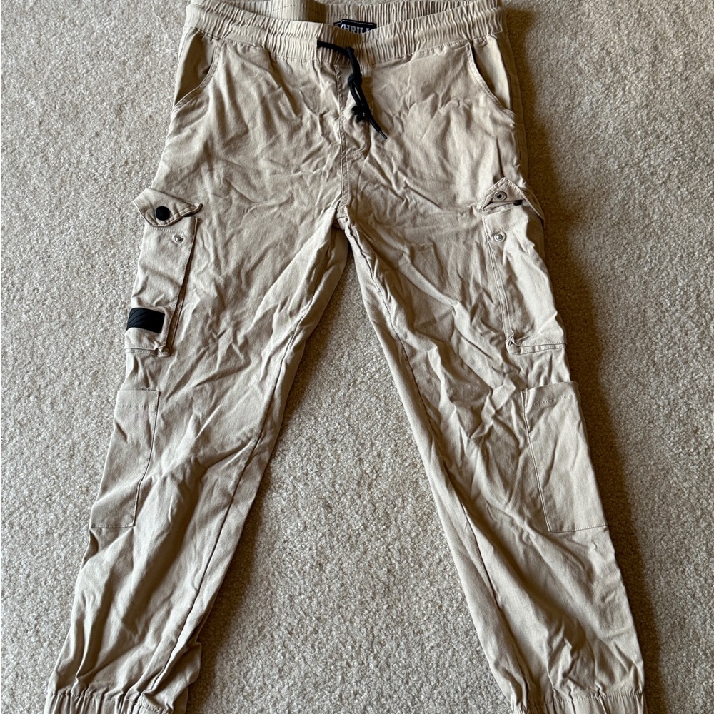 Thrill Women's Beige Cargo Pants